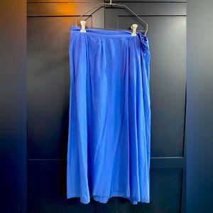 Periwinkle blue & other stories maxi skirt WITH POCKETS!! Size 12